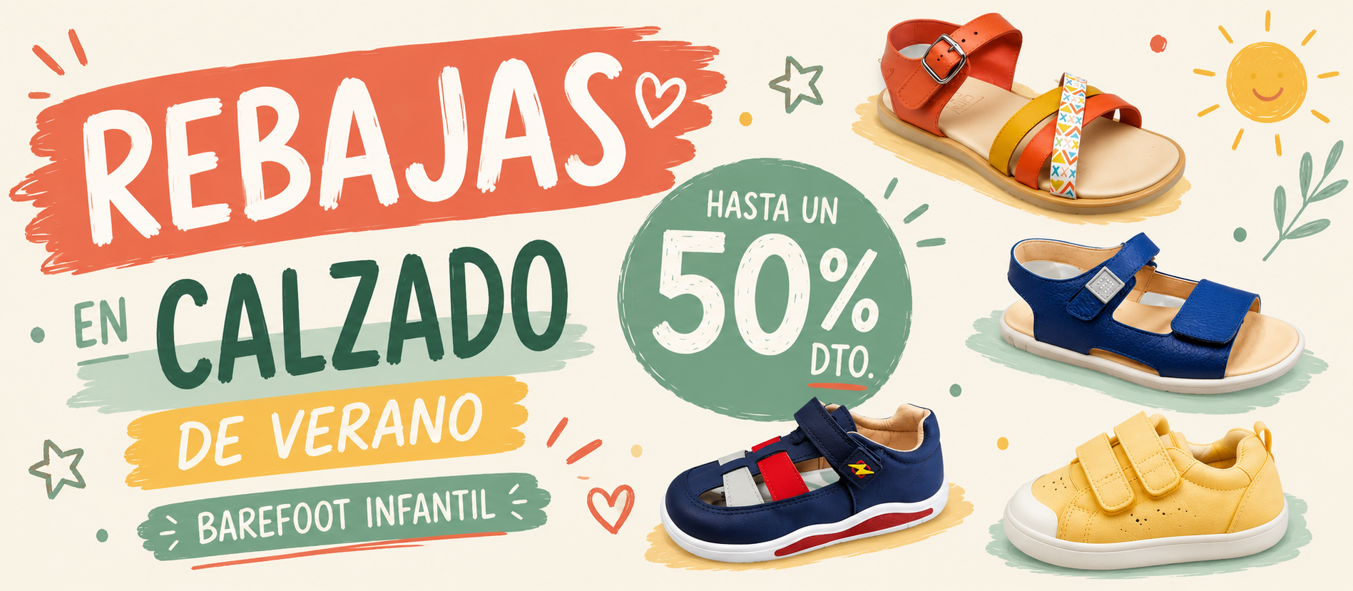 rebajas sandalias barefoot